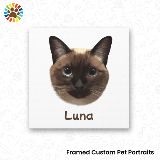 Framed Custom Pet Portraits